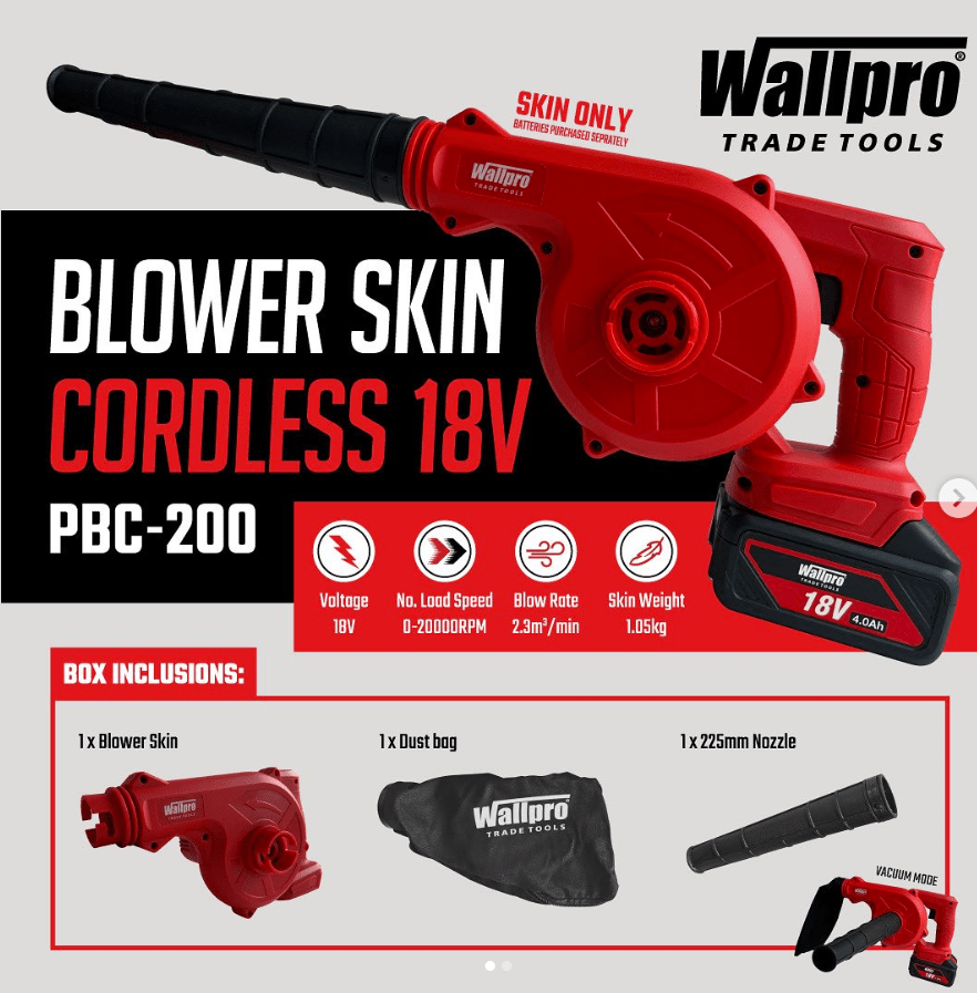 Wallpro's Cordless Blower Skin - Ebuild supplies