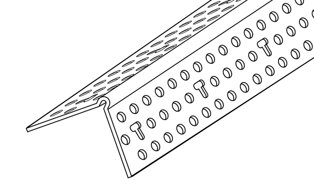 Trim-Tex 72-4008/72-4010 Corner Bead 90° 2.4m/3.0m 50 Pieces