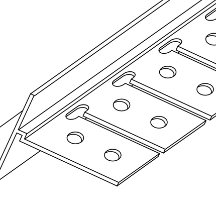 Trim-Tex 72-5550T Shadow Bead Archway Tear Away 10mm 3.0m 25 Piece 72-5550T