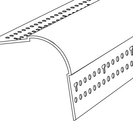 Trim-Tex 72-7010 External Corner Bead Bullnose 90º 19mm 3m 35 Piece 72-7010