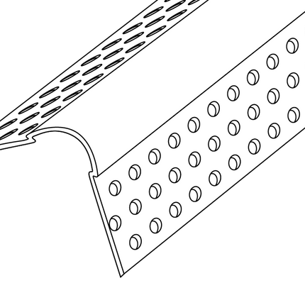 Trim - Tex Corner Bead Bullnose 3m 10mm 90º External 35 Piece 72 - 35010