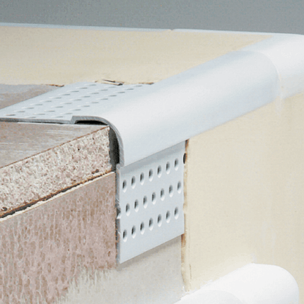 Trim - Tex Corner Bead Bullnose 3m 10mm 90º External 35 Piece 72 - 35010