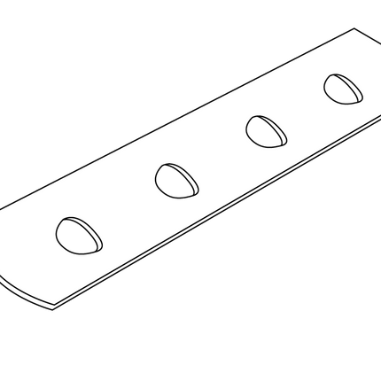 Trim-Tex 72-0925 Splicer Bullnose 19mm Joining Straight And Archway 72-0925