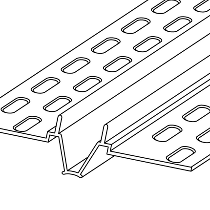 Trim-Tex 72-093V Expansion Bead V Mud Legs 25mm 3m 20 Piece 72-093V