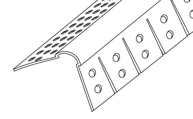Trim-Tex 72-35020 Corner Bead Bullnose Archway 10mm 3m 25 Piece 72-35020