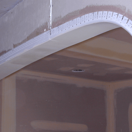 Trim-Tex 72-35020 Corner Bead Bullnose Archway 10mm 3m 25 Piece 72-35020