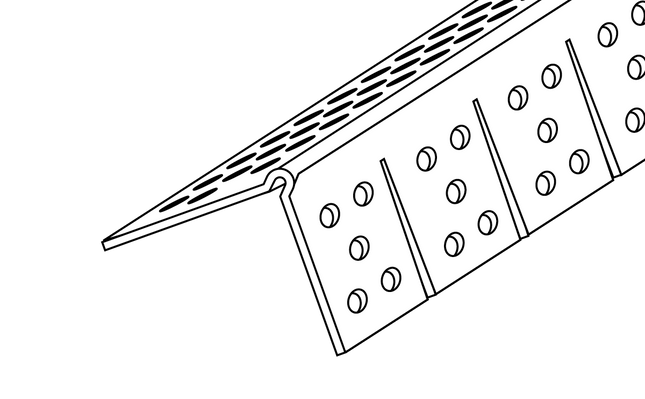 Trim-Tex 72-4110 Archway Corner Bead 90° 3m 50 Piece 72-4110
