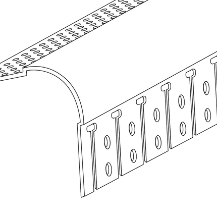 Trim-Tex 72-7110 Corner Bead Bullnose Archway 19mm 3m 35 Piece 72-7110