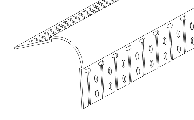 Trim-Tex 72-7110 Corner Bead Bullnose Archway 19mm 3m 35 Piece 72-7110