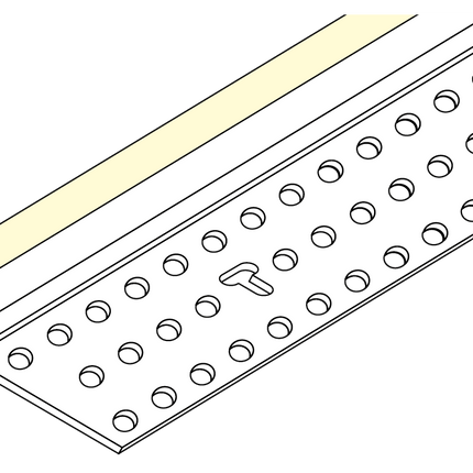 Trim-Tex 72-9220 Wall Mounted Deflection Bead 28mm 3m 48 Piece 72-9220