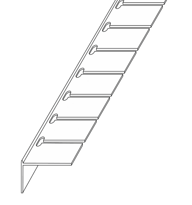 Trim-Tex 72-AS3266/72-AS3288/72-AS3299 Archway L Bead Suit 10mm/13mm/16mm 3m 50 Piece