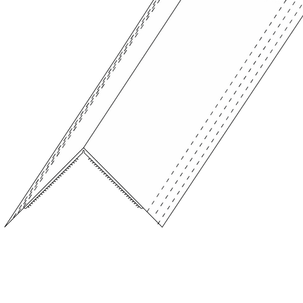 Trim-Tex 72-FEP10 Corner Bead Fast Edge Paper 3.0m 50 Piece 72-FEP10