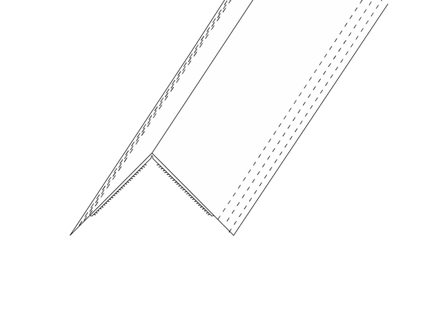 Trim-Tex 72-FEP10 Corner Bead Fast Edge Paper 3.0m 50 Piece 72-FEP10