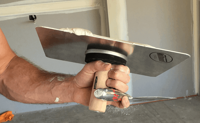 Wallboard Aluminium Hawk 300mm Wooden Handle DH-60