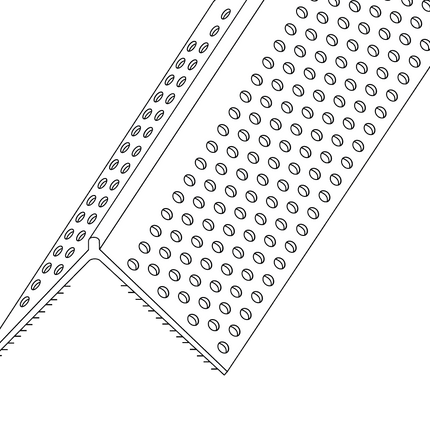 Trim-Tex 72-MSR010LP Mud Corner Bead Set Rigid 3m 40 Piece 72-MSR010LP