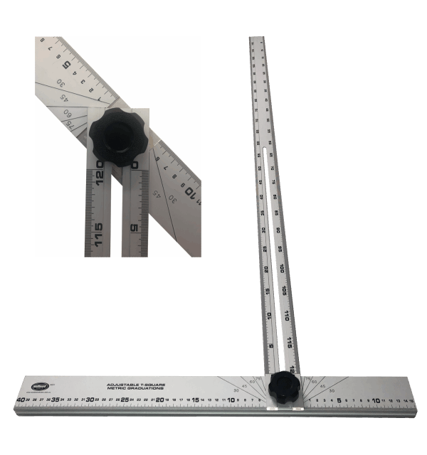 Adjustable Calibrated T-Square 1200mm WBT