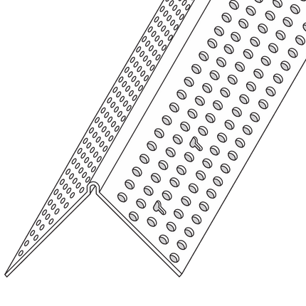 Trim-Tex 72-J010 Jumbo Corner Bead 3m 40 Piece Impact Resistant Rigid Vinyl 72-J010