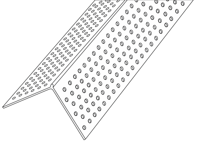 Trim-Tex 72-R010LP Corner Bead Rigid Low Profile 90° 3.0m 45 Piece 72-R010LP