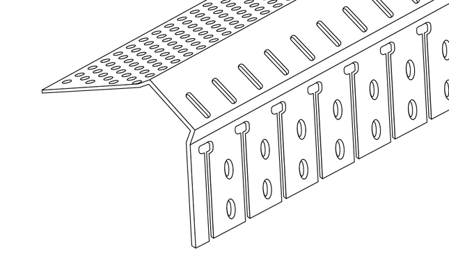 Trim-Tex Chamfer Archway Bead 19mm 3m 30 Piece 72-9650