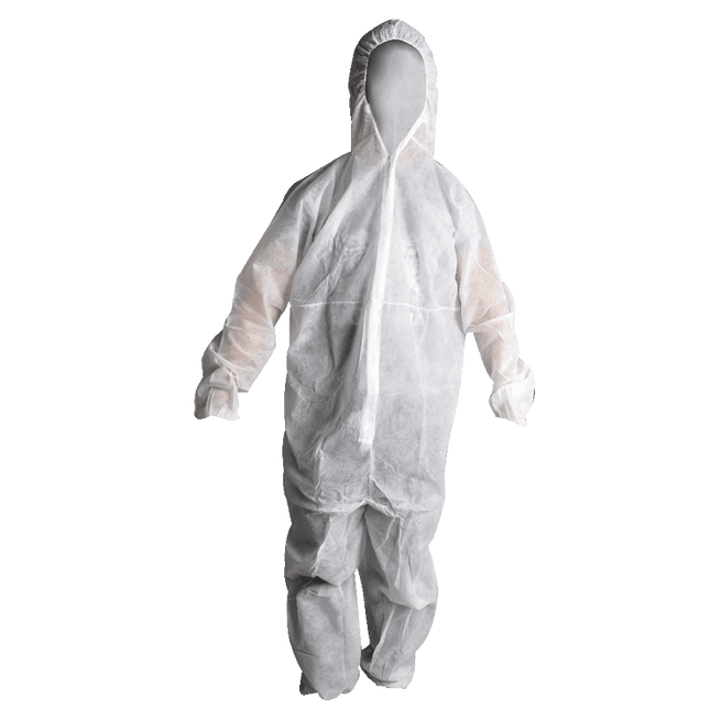 Coveralls White Disposable SafeCorp SCP8010