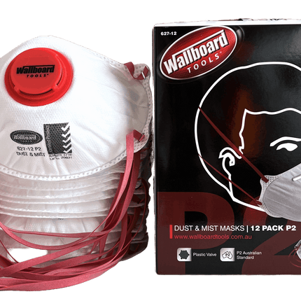 Wallboard P2 Dust Masks 12 Pack 627 - 12