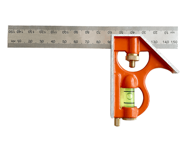 Combination Square 150mm WBT