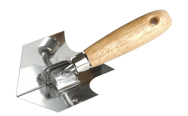 Wallboard Corner Tool Wooden Handle 50mm V-4