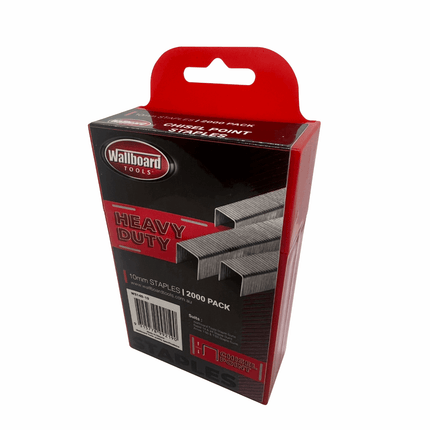 Wallboard Chisel Point Staples 2000pkt - 10mm