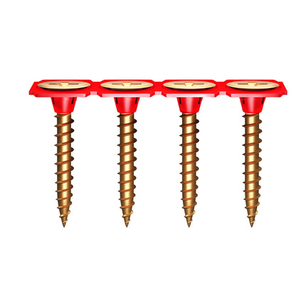 Intex ZipStrip Fine Thread Needle Point Collated Screws - 1000 Pack