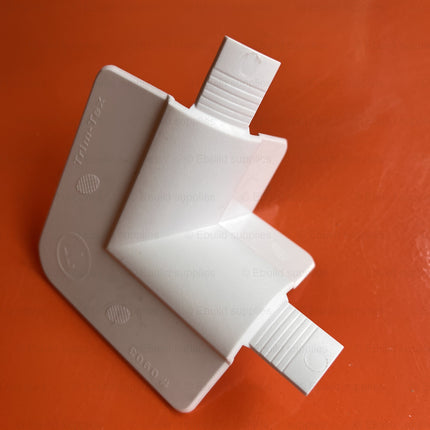 Trim - Tex 19mm 2 Way Bullnose 90º Internal Corner Piece 72 - 0903
