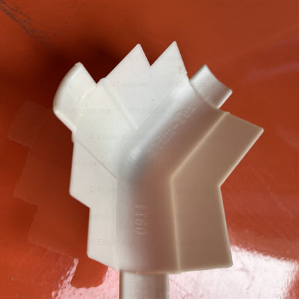 Trim - Tex 19mm Bullnose Splayed 3 Way Internal Corner Piece72 - 0911