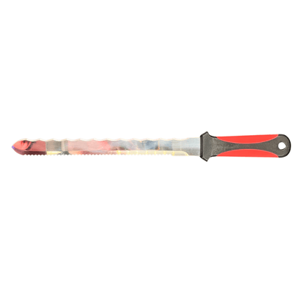 Wallboard Insulation Knife 280mm Serrated Blade Inc Sheath K - 3280