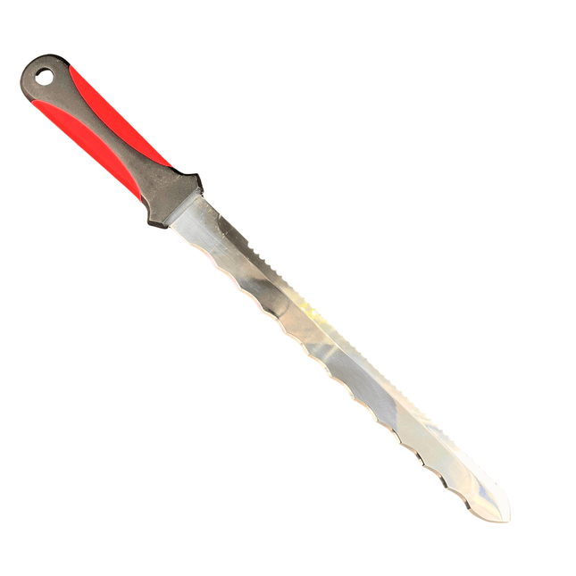Wallboard Insulation Knife 280mm Serrated Blade Inc Sheath K - 3280