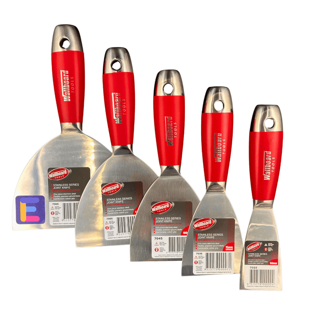 Wallboard Stainless Series Rubber Grip Joint Knives